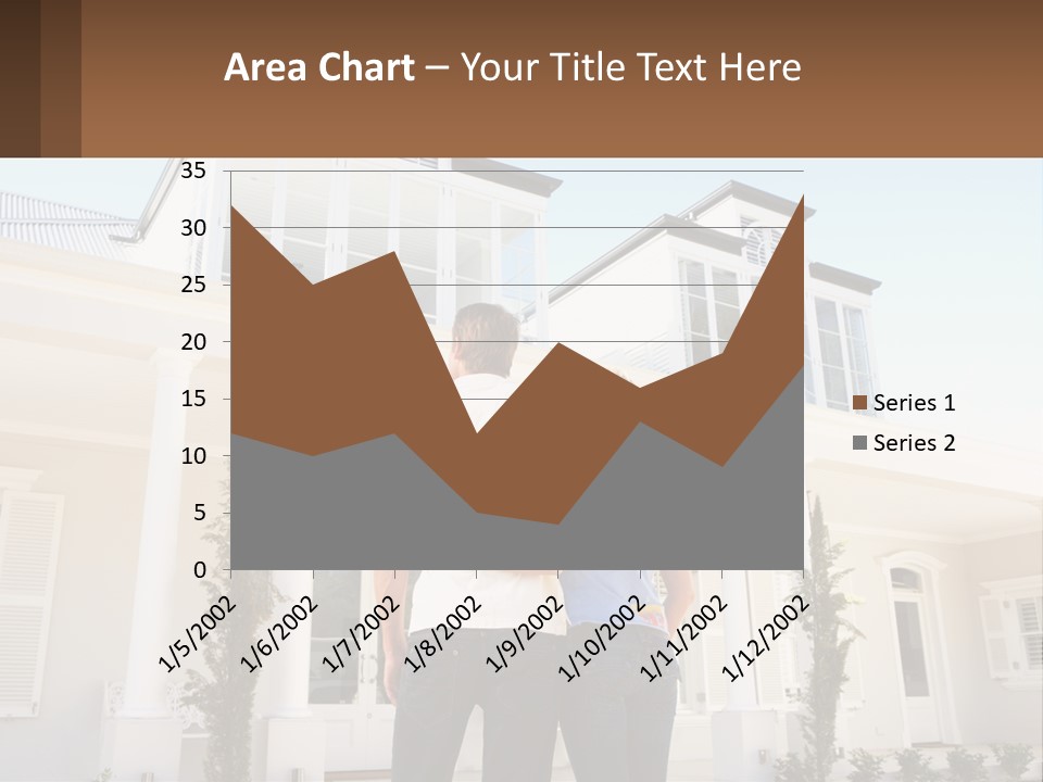 Two People Happiness Male PowerPoint Template
