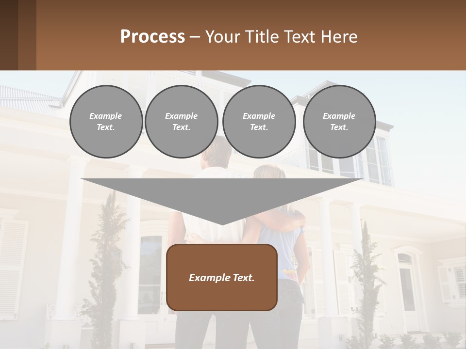 Two People Happiness Male PowerPoint Template