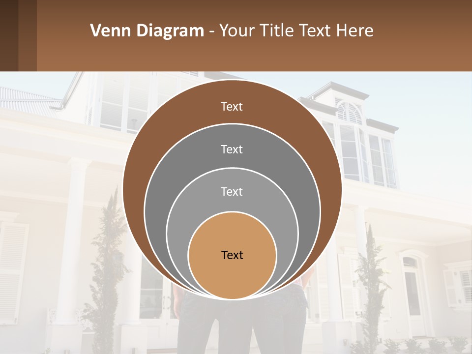 Two People Happiness Male PowerPoint Template