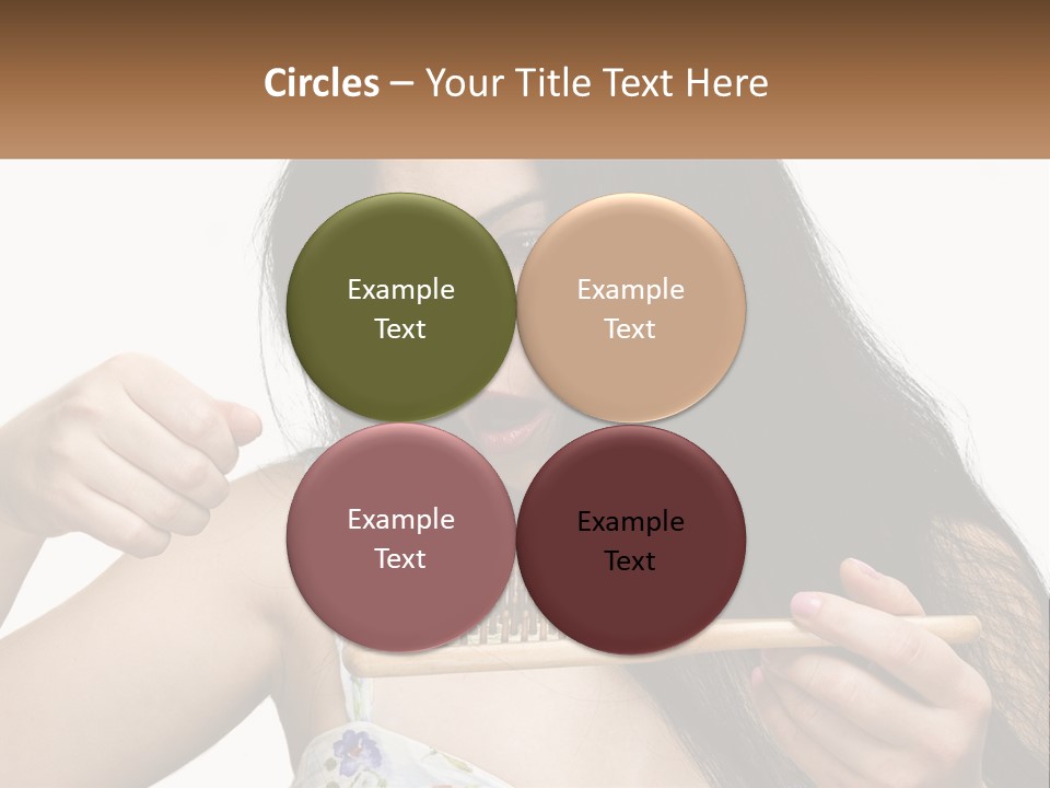 Shot Lady Close PowerPoint Template