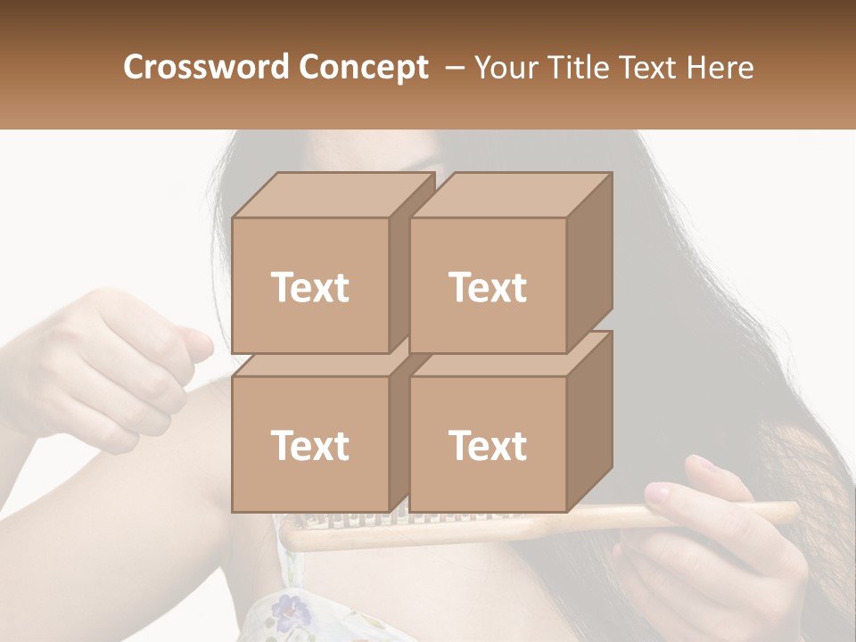 Shot Lady Close PowerPoint Template