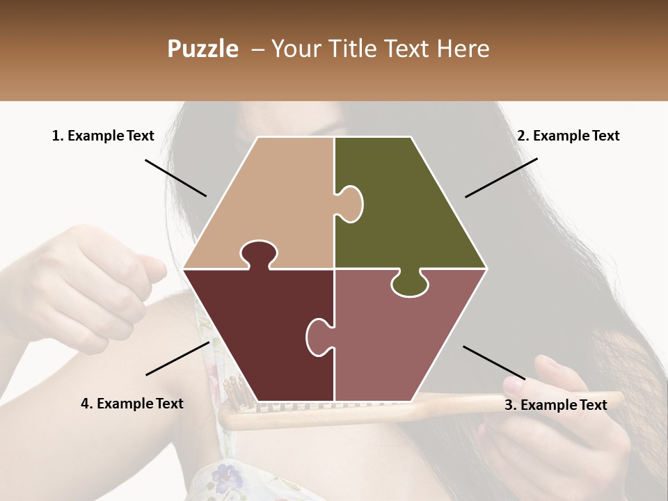 Shot Lady Close PowerPoint Template