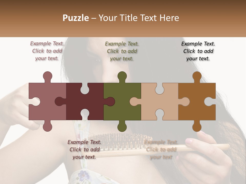 Shot Lady Close PowerPoint Template