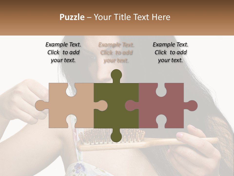 Shot Lady Close PowerPoint Template