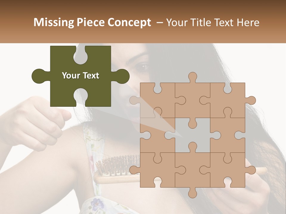 Shot Lady Close PowerPoint Template