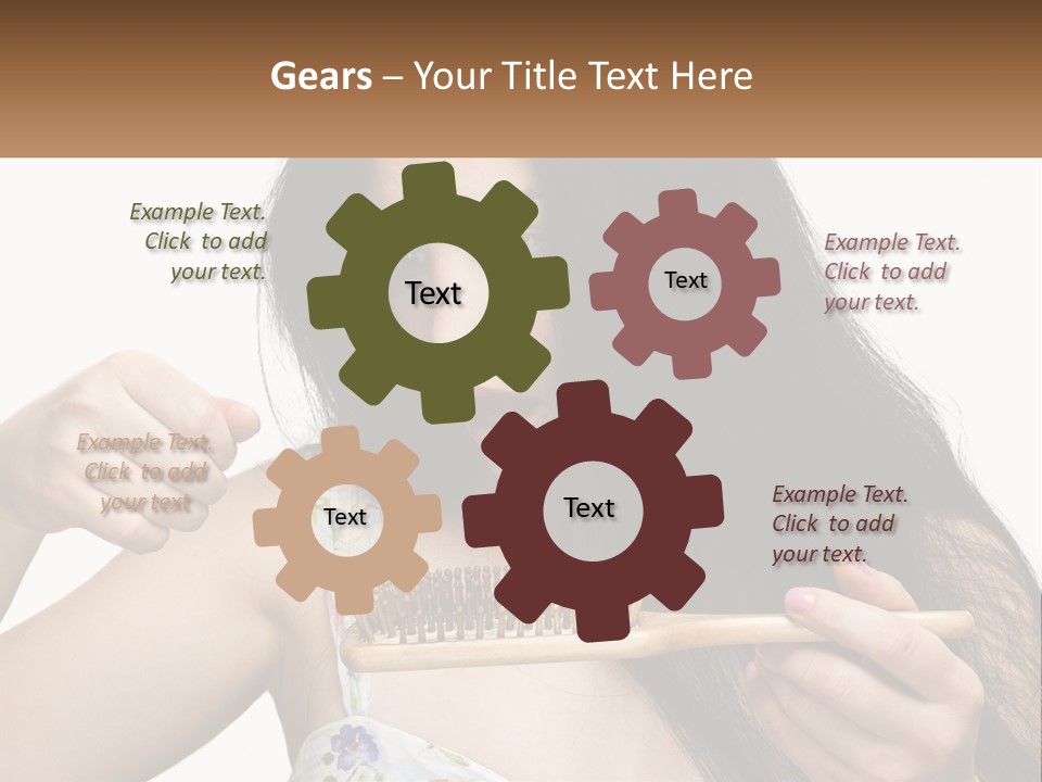 Shot Lady Close PowerPoint Template