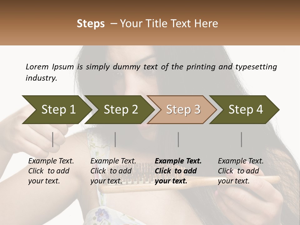 Shot Lady Close PowerPoint Template