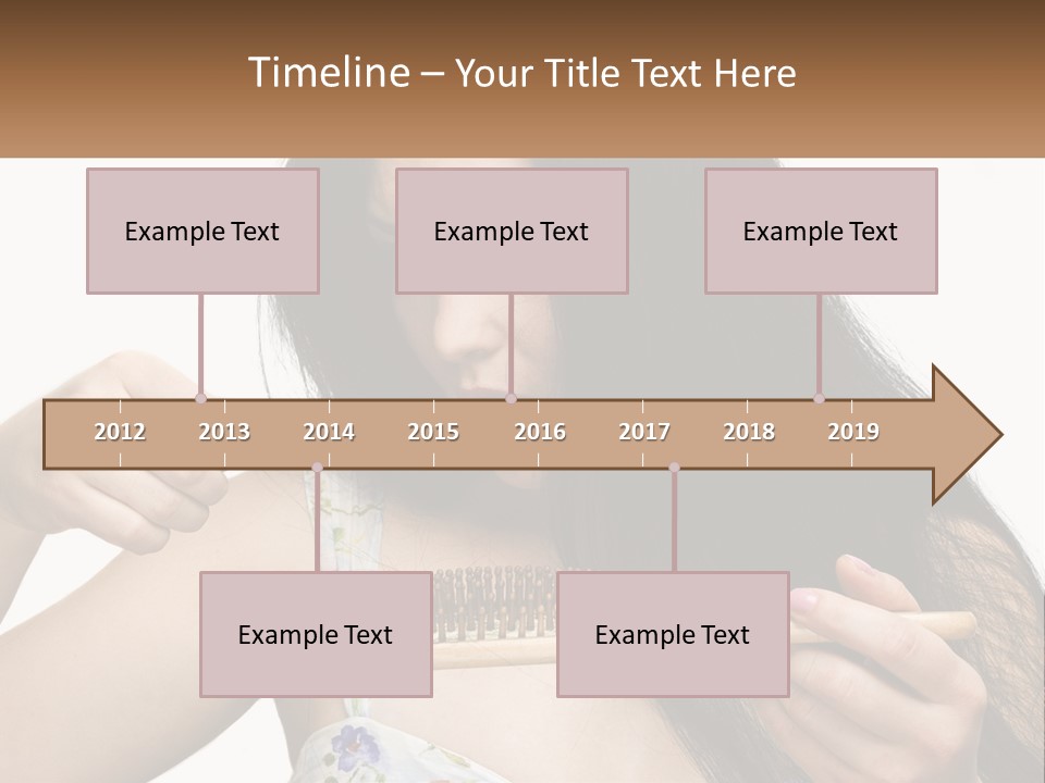 Shot Lady Close PowerPoint Template