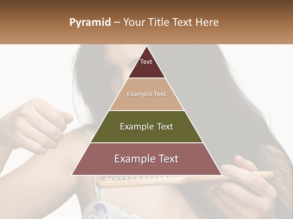 Shot Lady Close PowerPoint Template