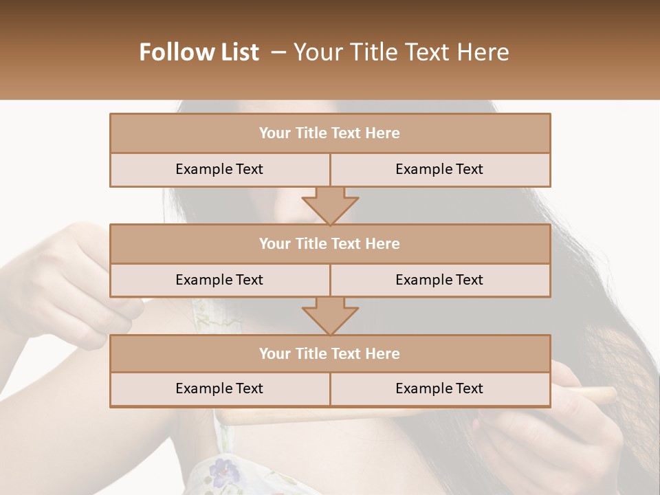 Shot Lady Close PowerPoint Template