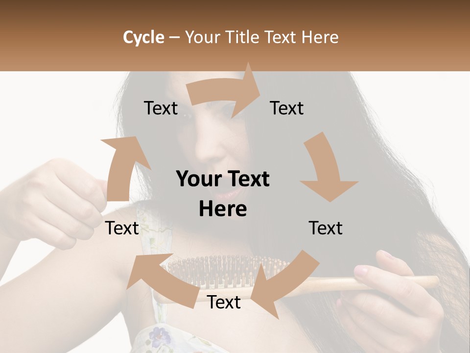 Shot Lady Close PowerPoint Template