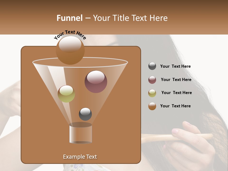 Shot Lady Close PowerPoint Template