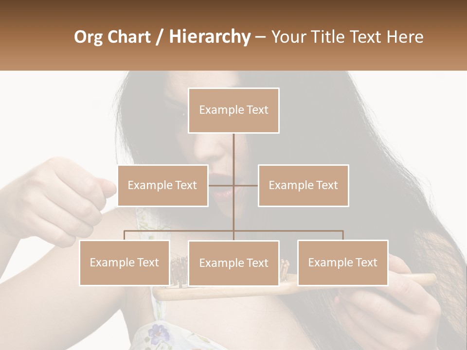 Shot Lady Close PowerPoint Template