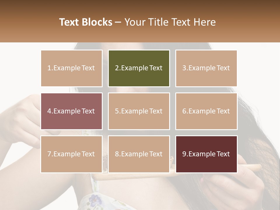 Shot Lady Close PowerPoint Template