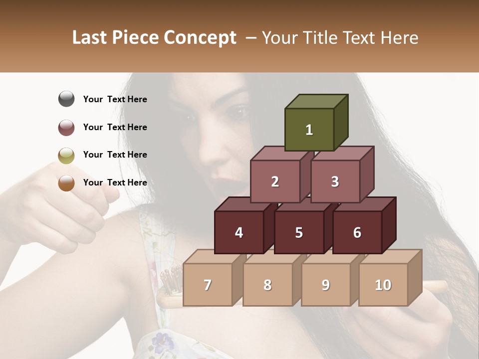 Shot Lady Close PowerPoint Template