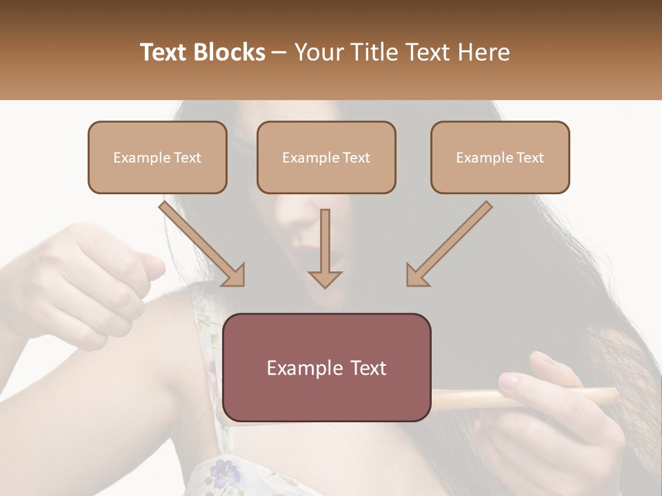 Shot Lady Close PowerPoint Template