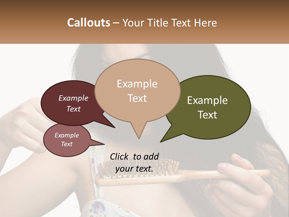 Shot Lady Close PowerPoint Template