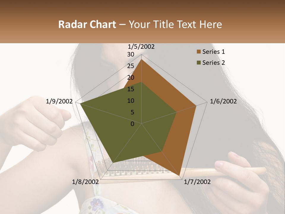 Shot Lady Close PowerPoint Template