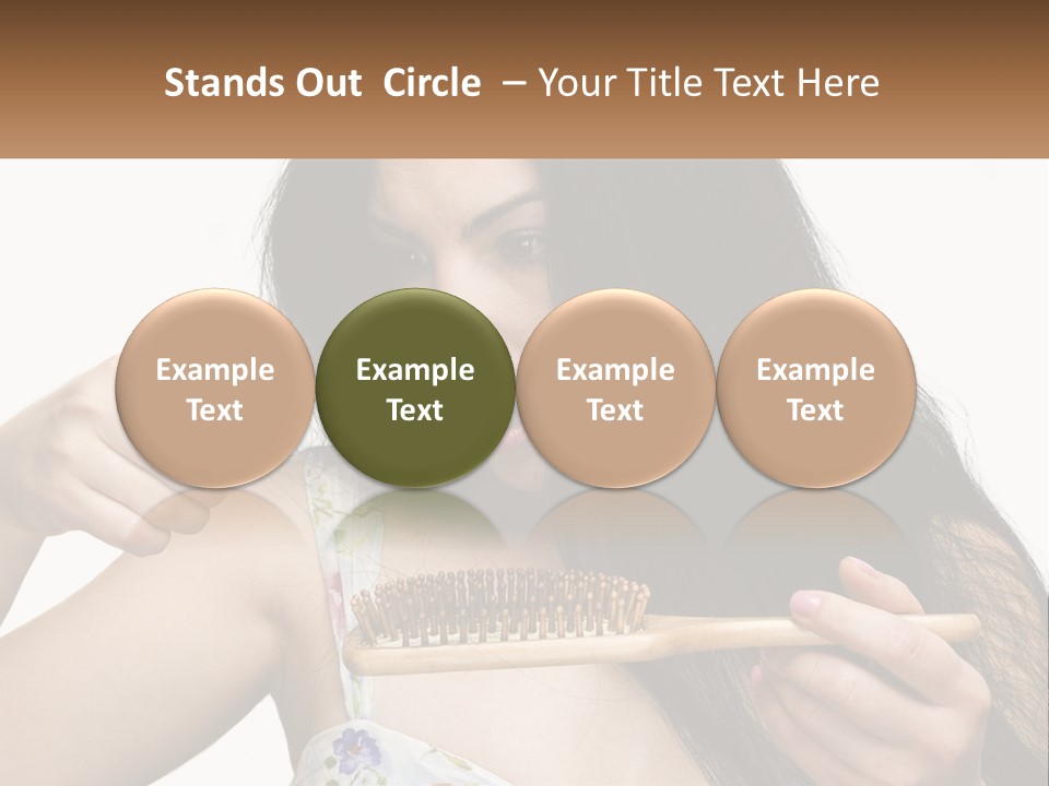 Shot Lady Close PowerPoint Template