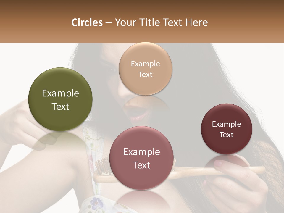 Shot Lady Close PowerPoint Template