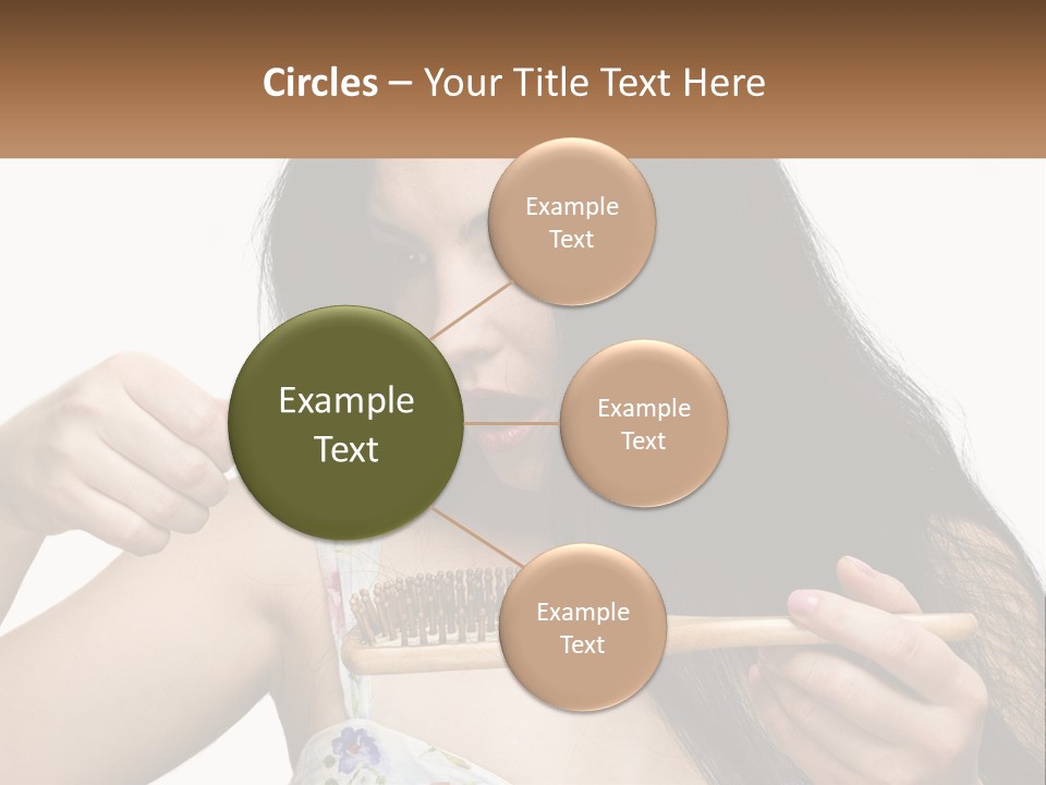 Shot Lady Close PowerPoint Template