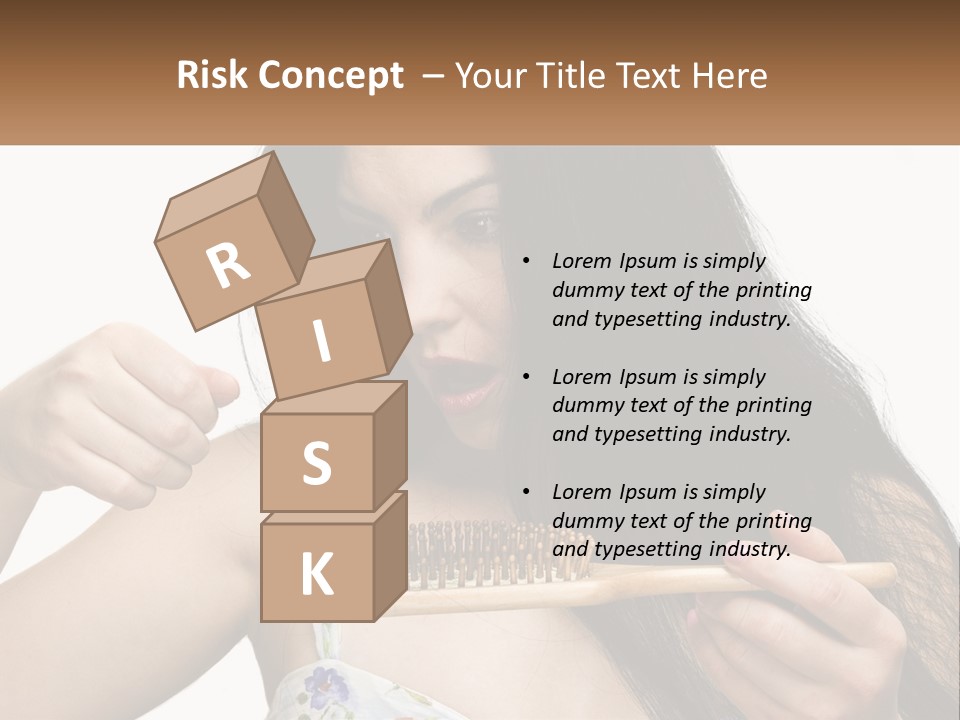 Shot Lady Close PowerPoint Template