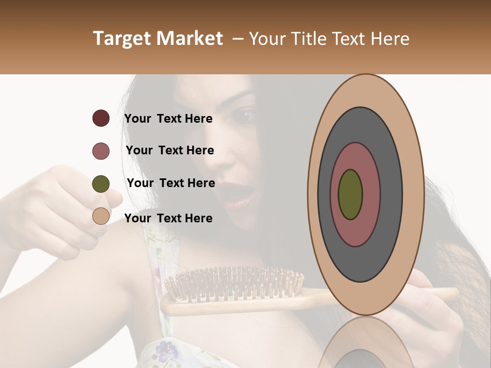 Shot Lady Close PowerPoint Template