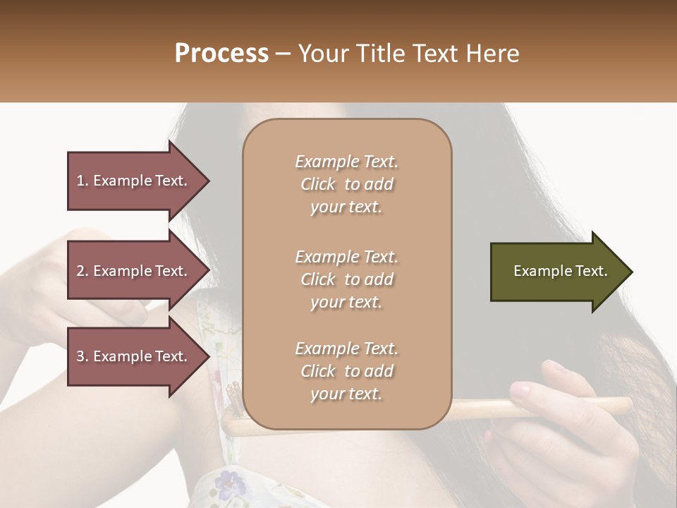 Shot Lady Close PowerPoint Template