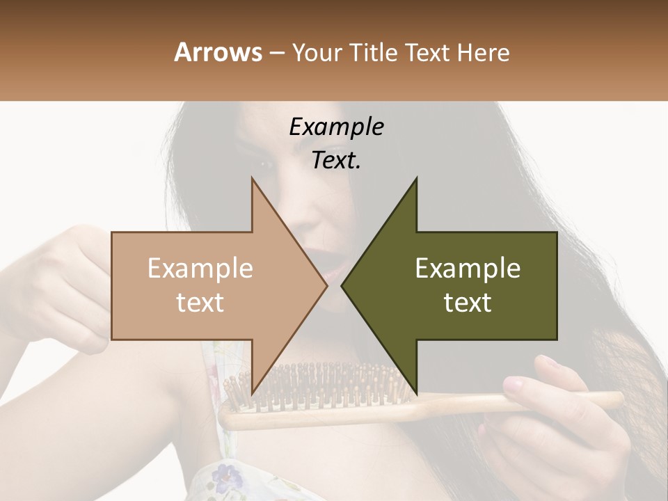 Shot Lady Close PowerPoint Template