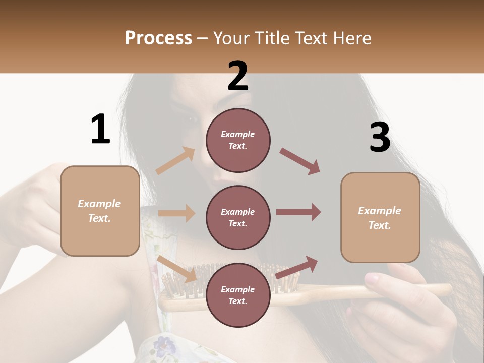 Shot Lady Close PowerPoint Template