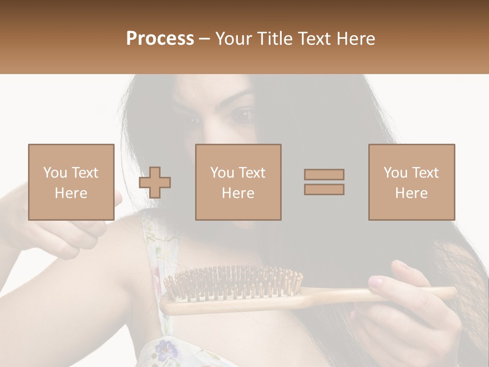 Shot Lady Close PowerPoint Template