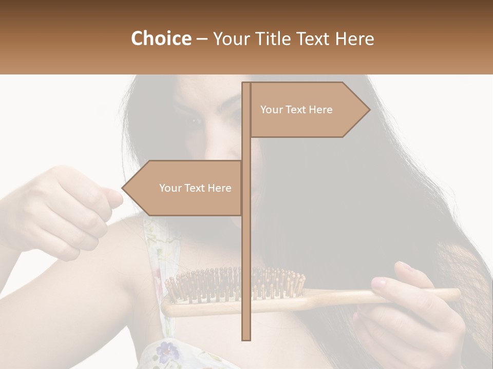 Shot Lady Close PowerPoint Template