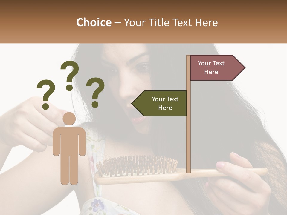 Shot Lady Close PowerPoint Template