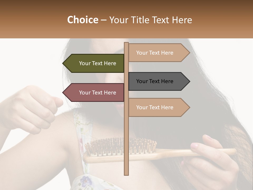 Shot Lady Close PowerPoint Template