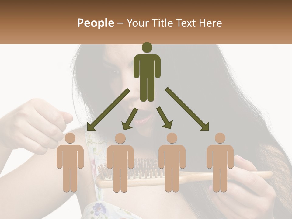 Shot Lady Close PowerPoint Template