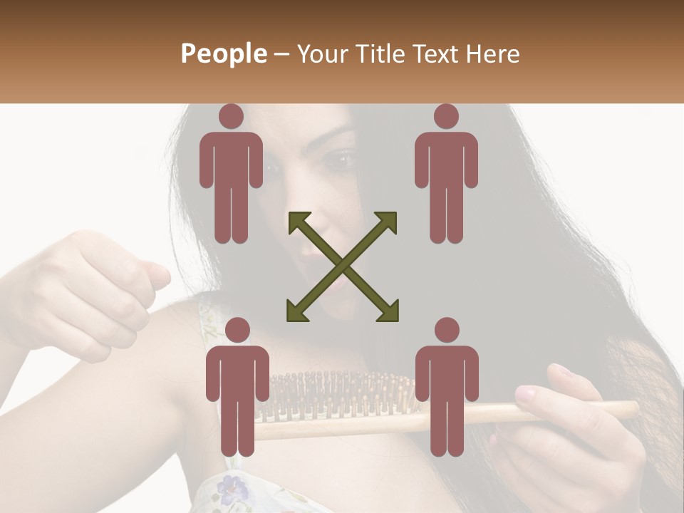 Shot Lady Close PowerPoint Template