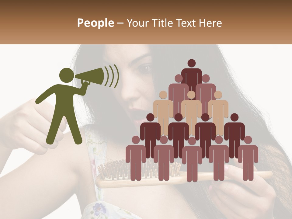 Shot Lady Close PowerPoint Template