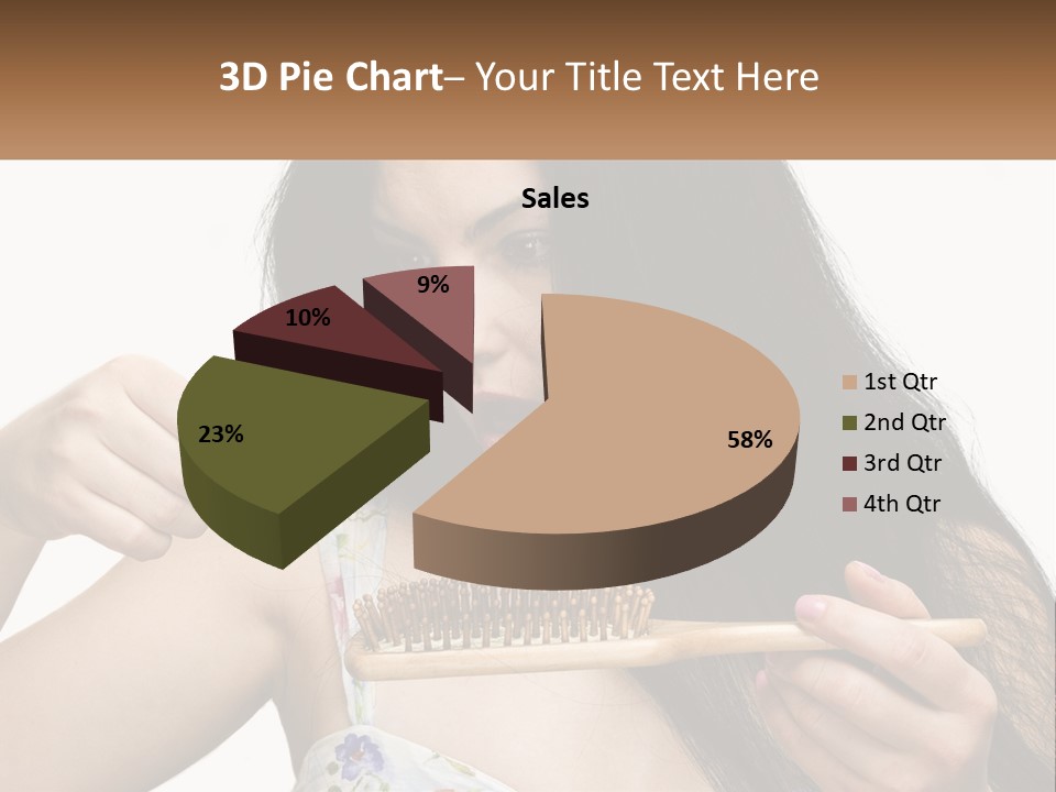 Shot Lady Close PowerPoint Template