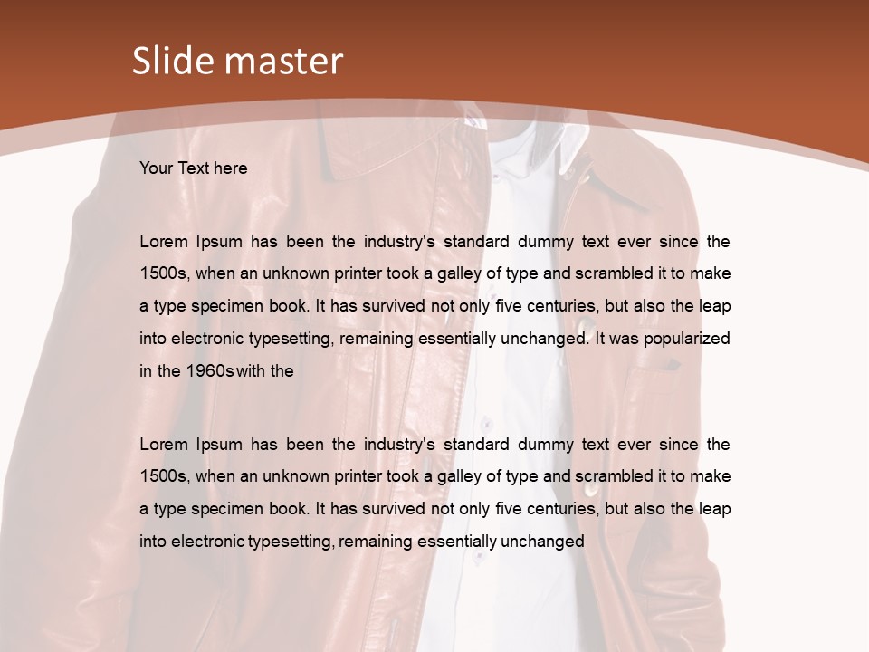 Happy Model Male PowerPoint Template