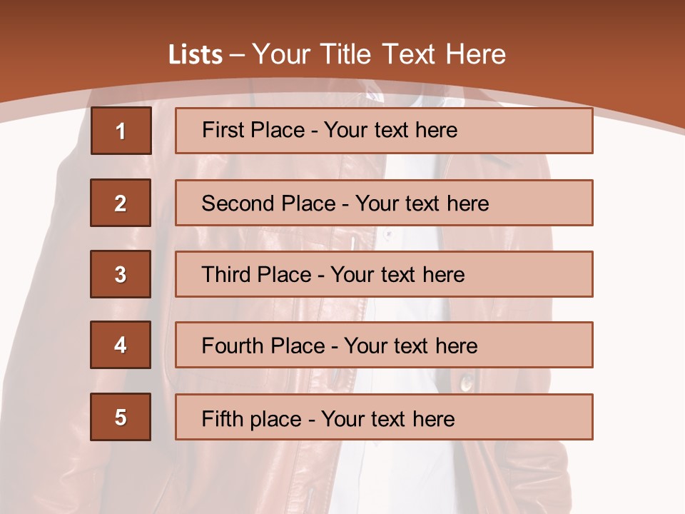 Happy Model Male PowerPoint Template