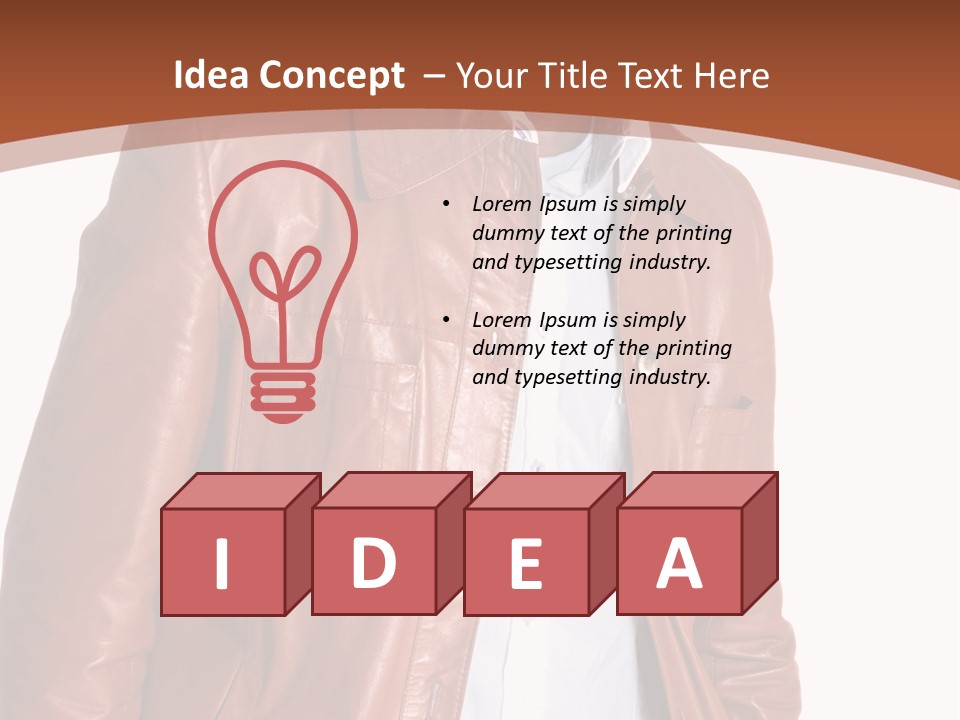 Happy Model Male PowerPoint Template