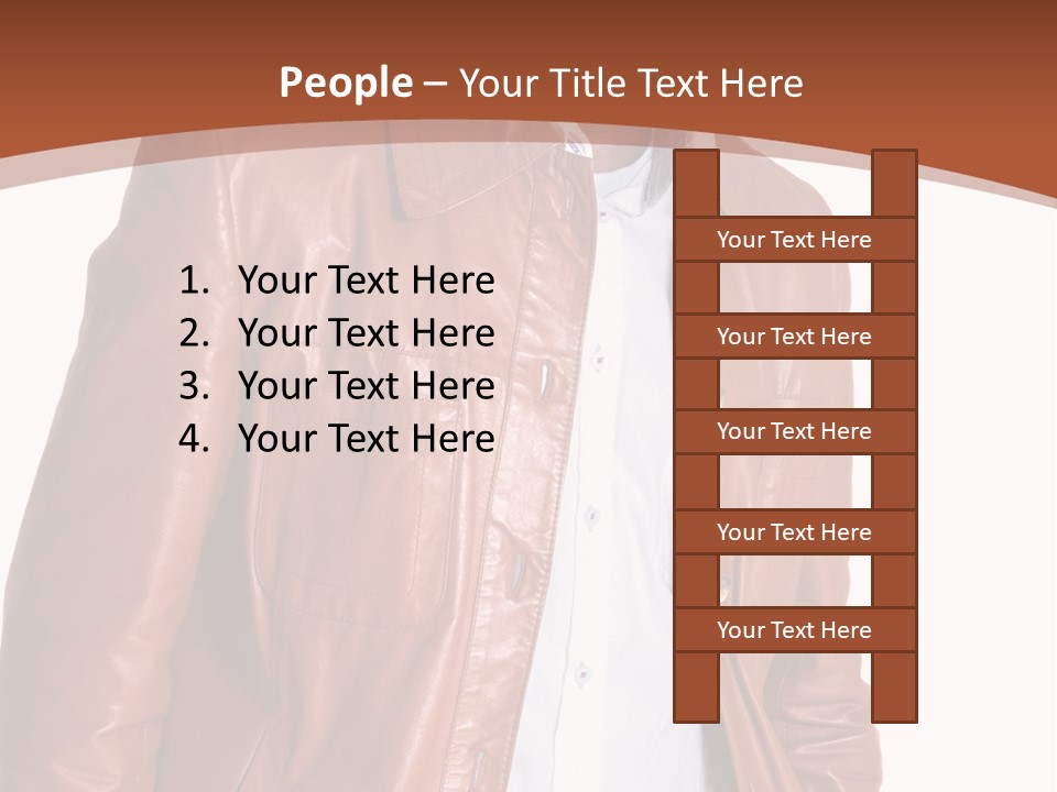 Happy Model Male PowerPoint Template