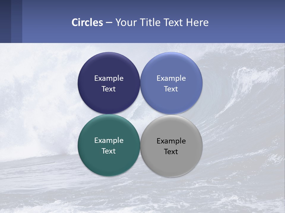 Freshness Splash Stone PowerPoint Template