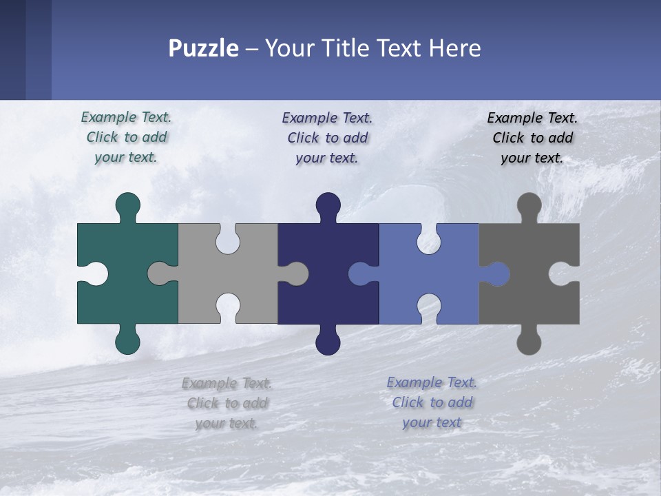 Freshness Splash Stone PowerPoint Template