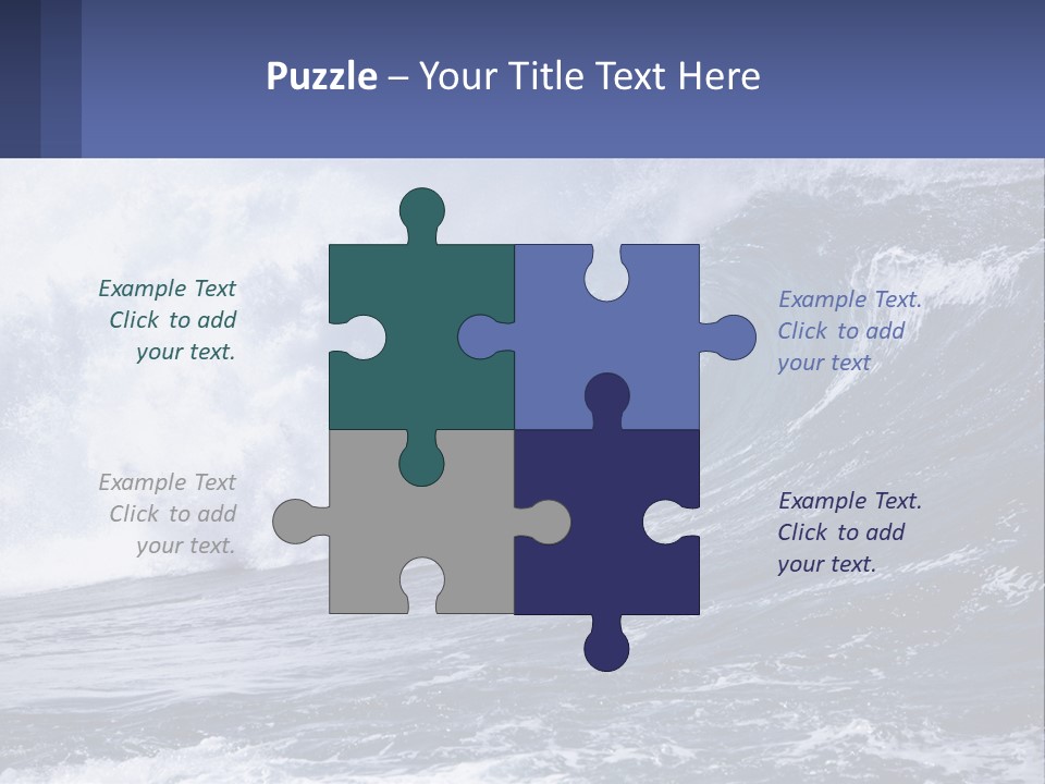 Freshness Splash Stone PowerPoint Template