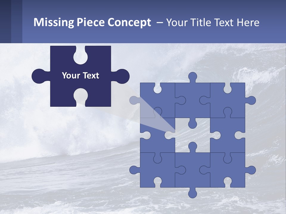 Freshness Splash Stone PowerPoint Template