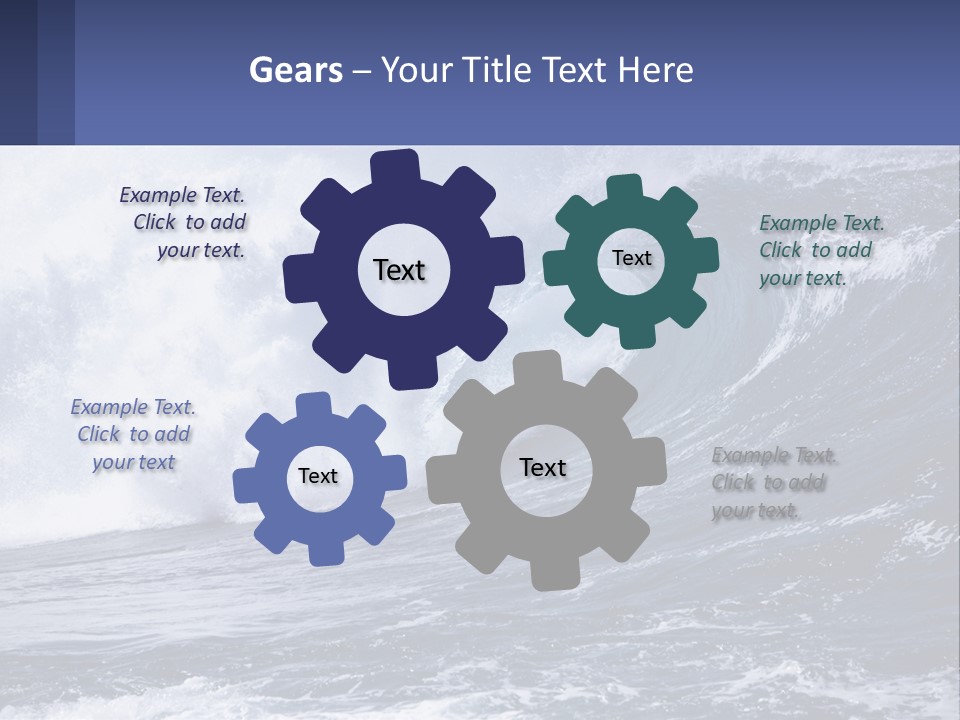 Freshness Splash Stone PowerPoint Template