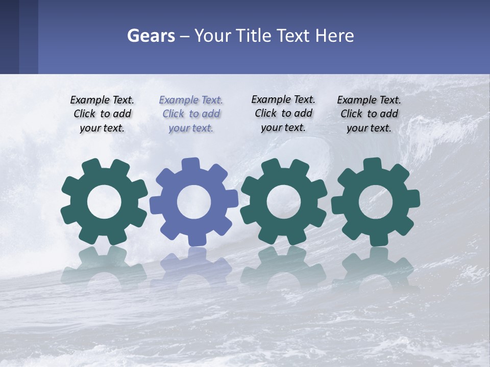 Freshness Splash Stone PowerPoint Template