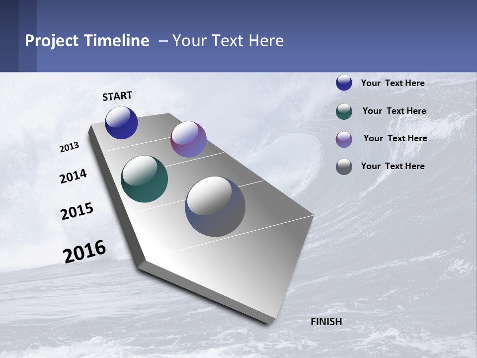 Freshness Splash Stone PowerPoint Template