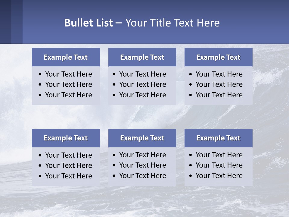 Freshness Splash Stone PowerPoint Template
